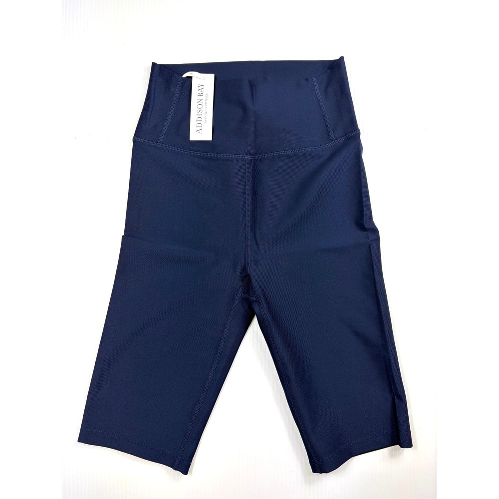 Addison Bay Shorts Womens XXS Navy Blue Performance Bike Athleisure Gym Athletic